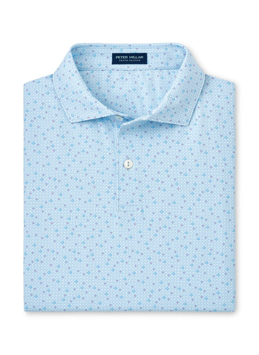 ESF Logo - Peter Millar Men's In The Rough Performance Jersey Polo