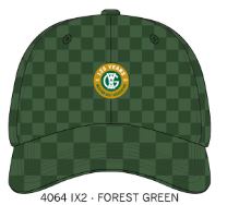 125th Anniversary Hat - Green Checkered Performance