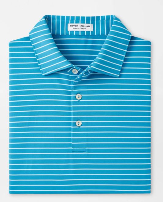 ESF Logo - Peter Millar Men's Drum Performance Jersey Polo