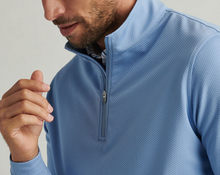 ESF Logo - Men’s Perth Cross-Hatch Performance Quarter-Zip (MS25EK40D)