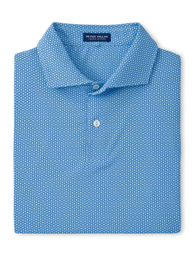 WGA Letters - Peter Millar North Star Print Polo - Crafted Tailored Fit